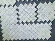 Φαναριών άσπρη μαρμάρινη μωσαϊκών κεραμιδιών διακόσμηση 305 X 305mm τοίχων κοστουμιών εσωτερική μέγεθος