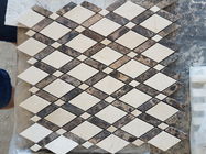 SGS σχεδίων σιριτιών κεραμιδιών μωσαϊκών λουτρών του Καρράρα άσπρα μαρμάρινα πρότυπα