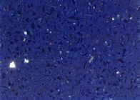 Σκούρο μπλε χαλαζία πέτρινο πάχος χαλαζία πλακών 93% φυσικό προαιρετικό