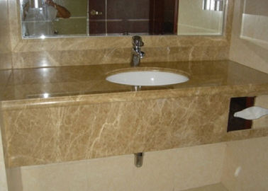 Emperador ανοικτό καφέ μαρμάρινα πέτρινα Countertops για το λουτρό/την κουζίνα