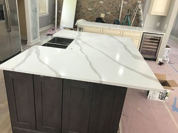 Κανένα τεχνητό Countertops ματαιοδοξίας χαλαζία ακαθαρσιών για το λουτρό