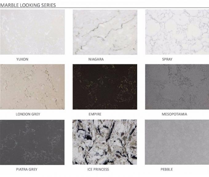 Πέτρινο Countertop χαλαζία εξασφάλισης ποιότητας