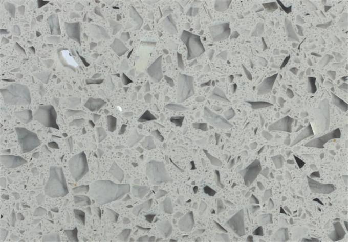 Άσπρος τεχνητός χαλαζίας Stone για Countertop